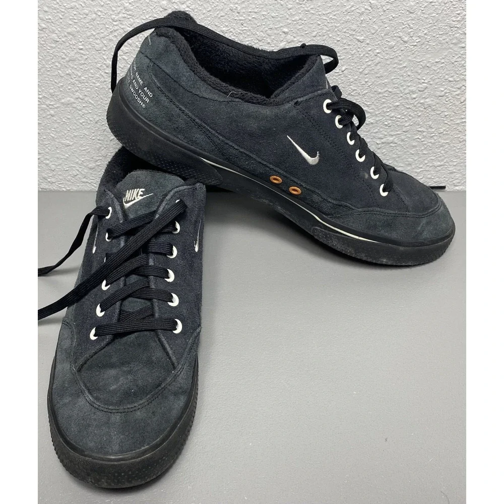 Nike GTS 97 Black Suede Cashmere Retro Shoes DO2772-010 Men's Size 13